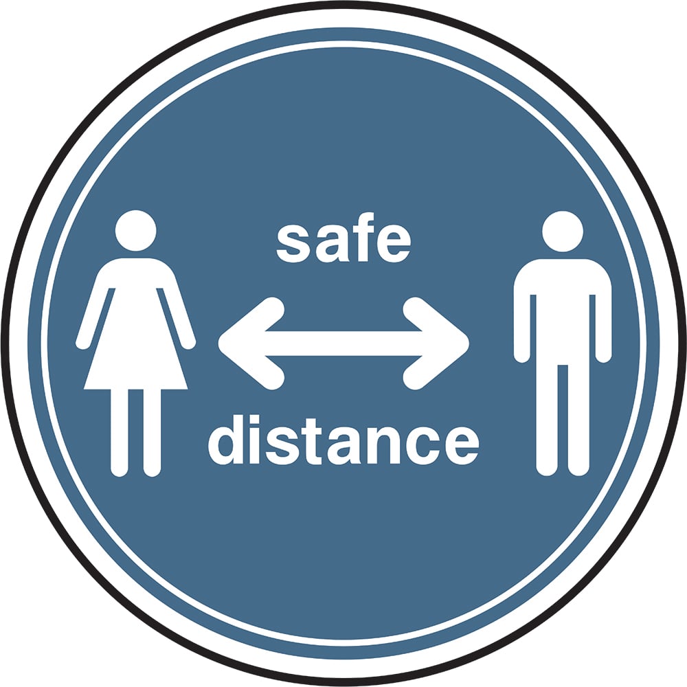 Signage: Safe Distance (FLOO0037)