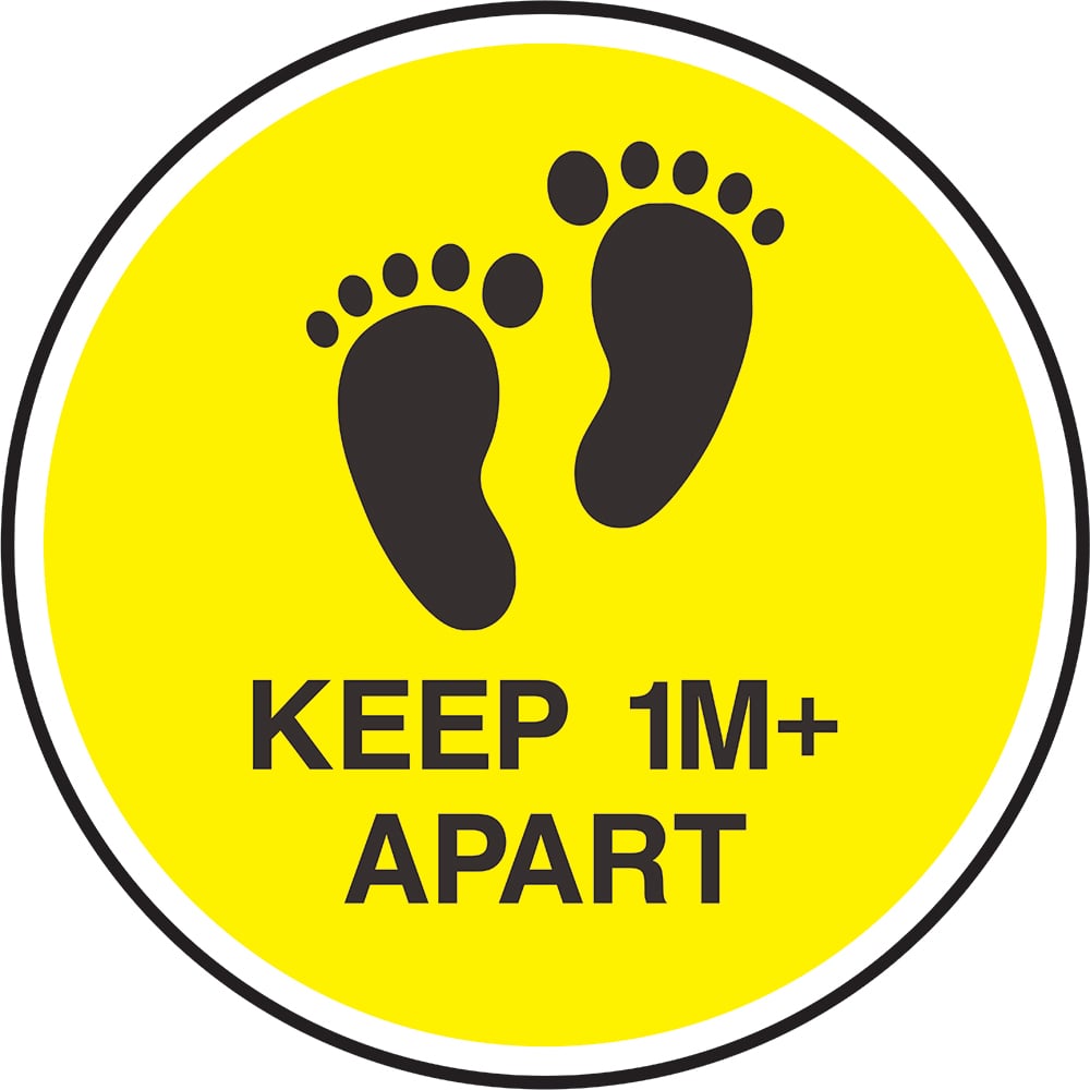 Signage: Keep 1M+ Apart (FLOO0042)