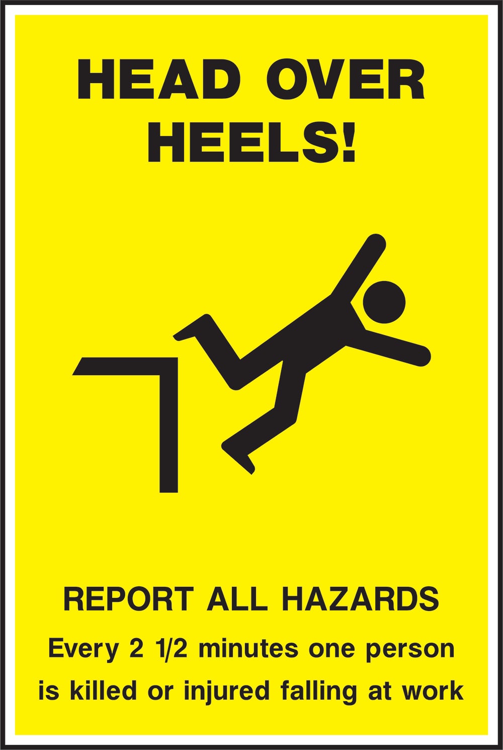 Signage: Report All Hazards (POST0001)