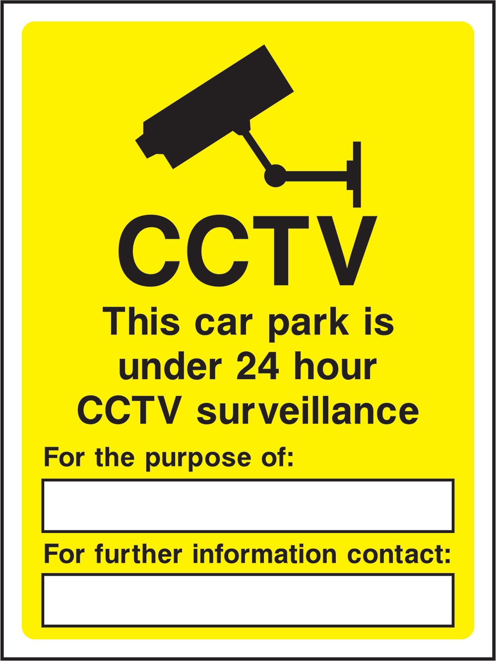 Signage: CCTV Surveillance (SECU0003)