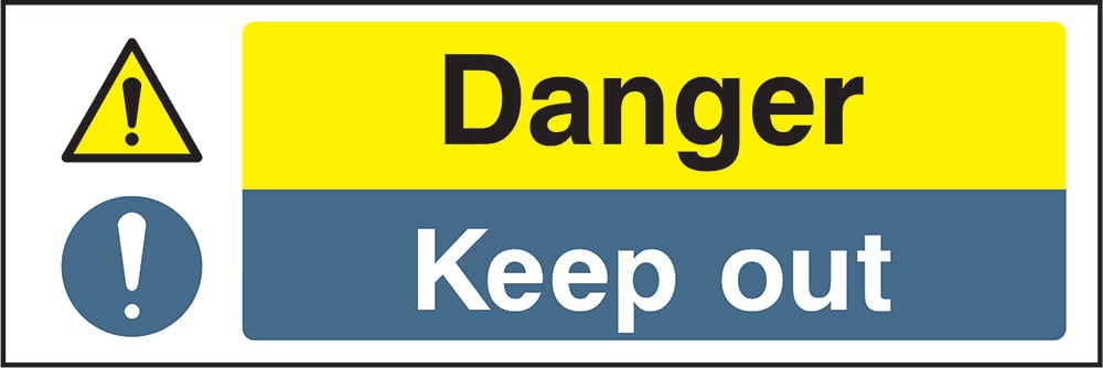 Signage: Danger Keep Out (SECU0020)