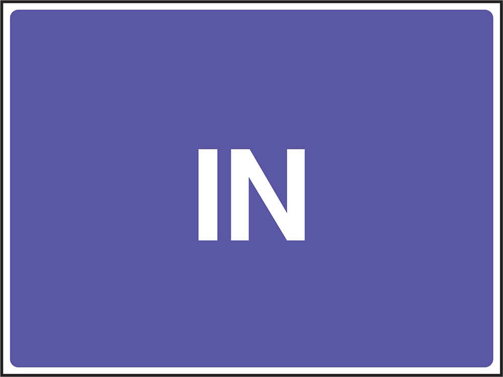 Signage: in (SITE0001)