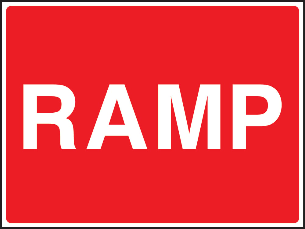 Signage: Ramp (SITE0023)