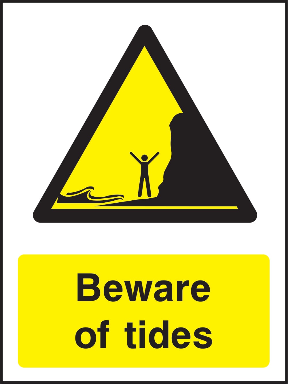 Signage: Beware of Tides (WATE2_1_0043)