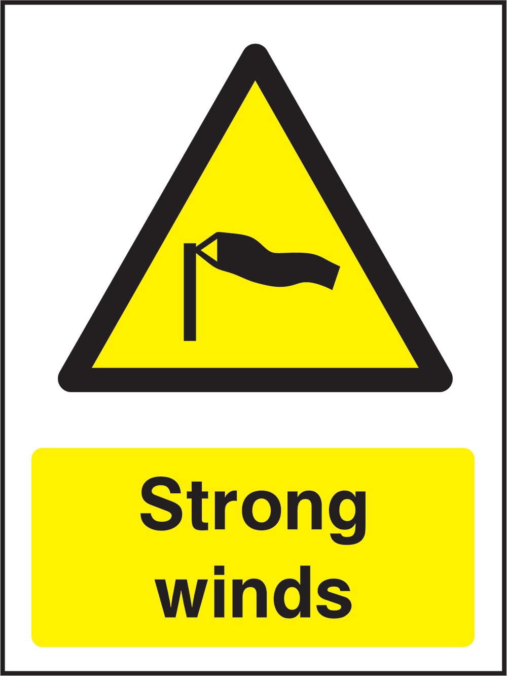 Signage: Strong Winds (WATE2_1_0048)