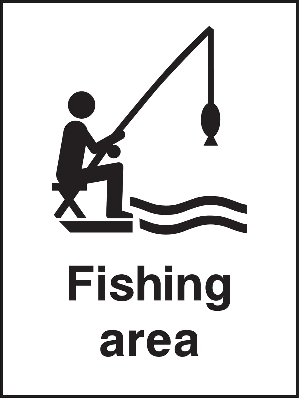 Signage: Fishing Area (WATE0026)