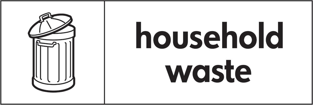 Signage: Household Waste (WAST0001)