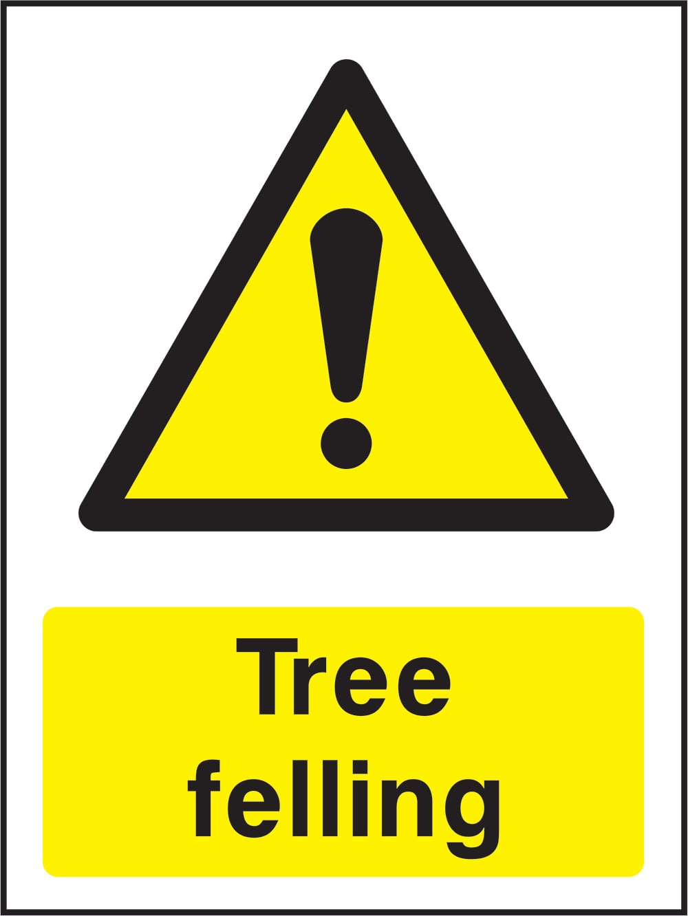 Signage: Tree Felling (COUN0032)