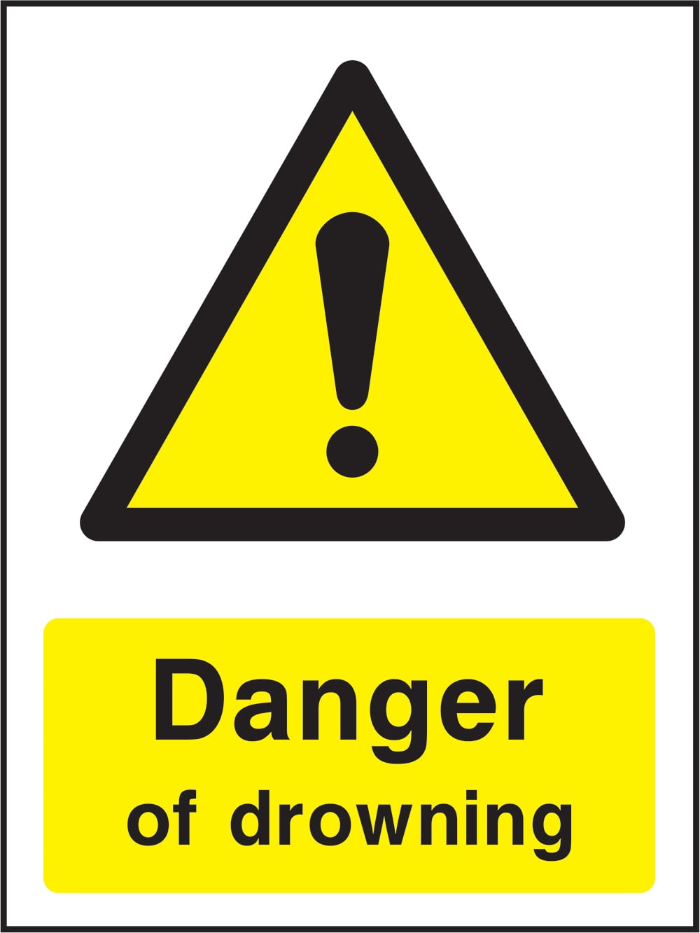 Signage: Danger of Drowning (COUN0039)
