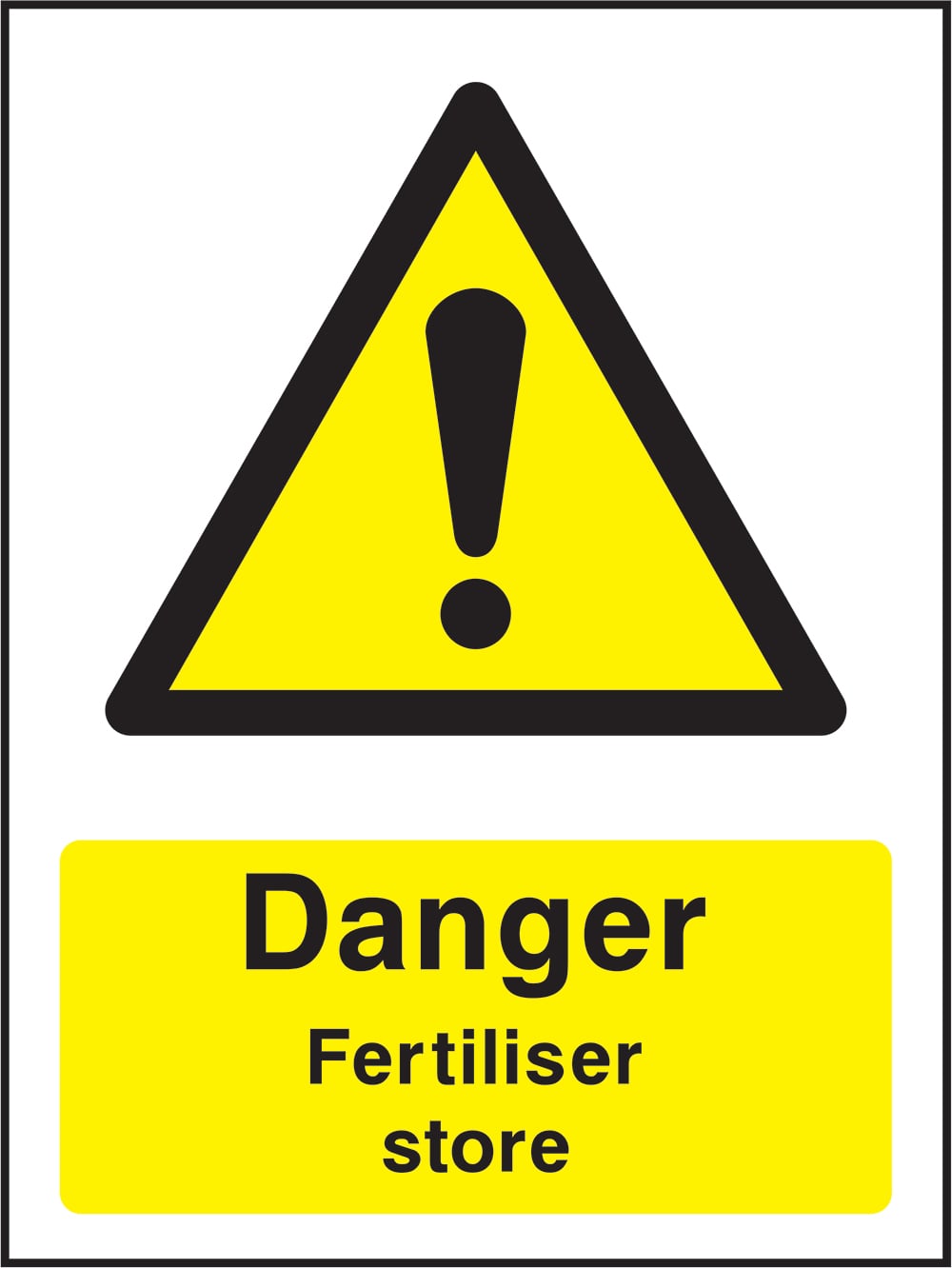 Signage: Danger Fertiliser Store (COUN0043)