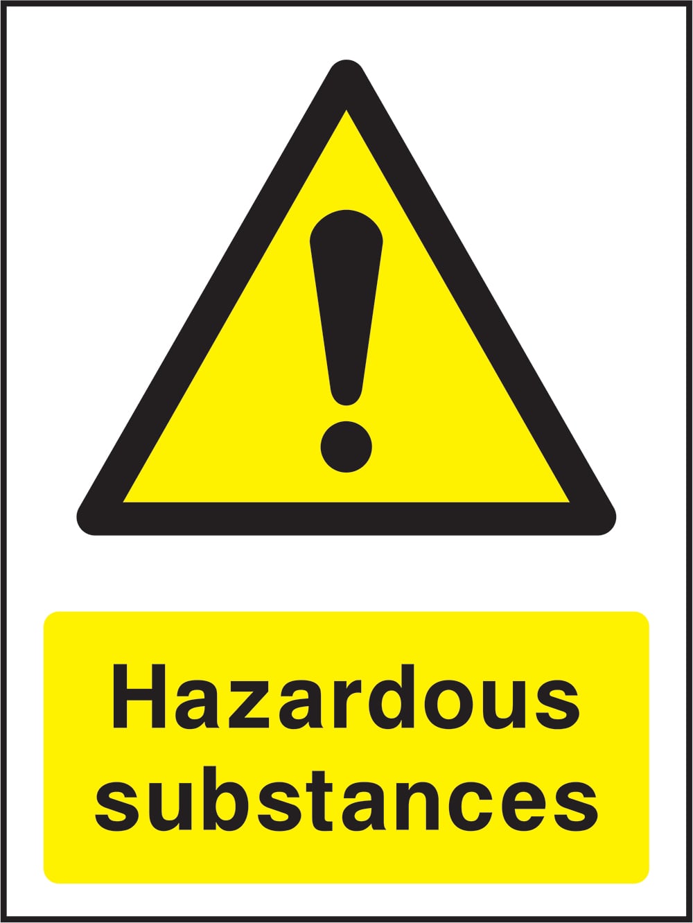 Signage: Hazardous Substances (COUN0045)