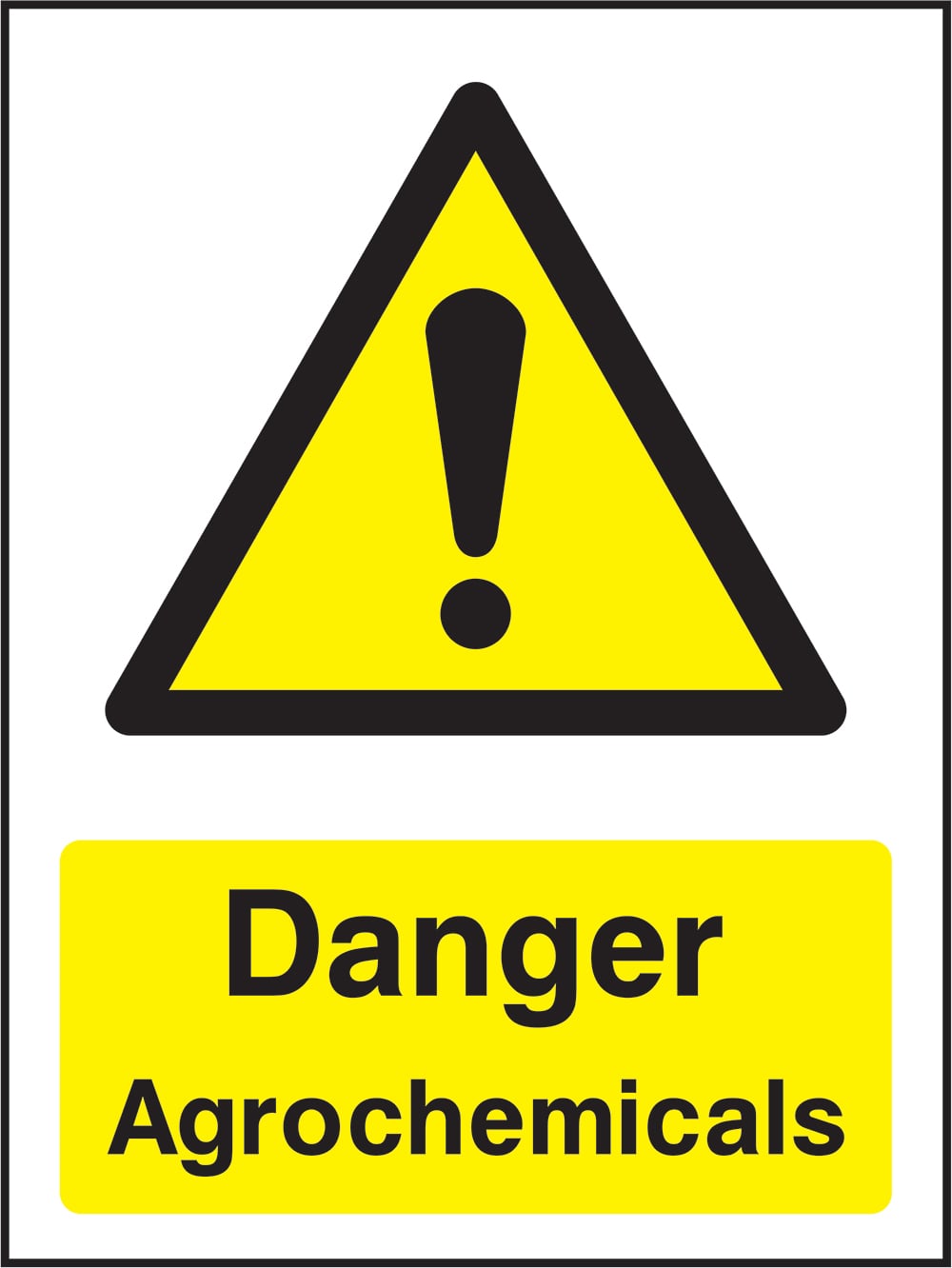 Signage: Danger Agrochemicals (COUN0050)