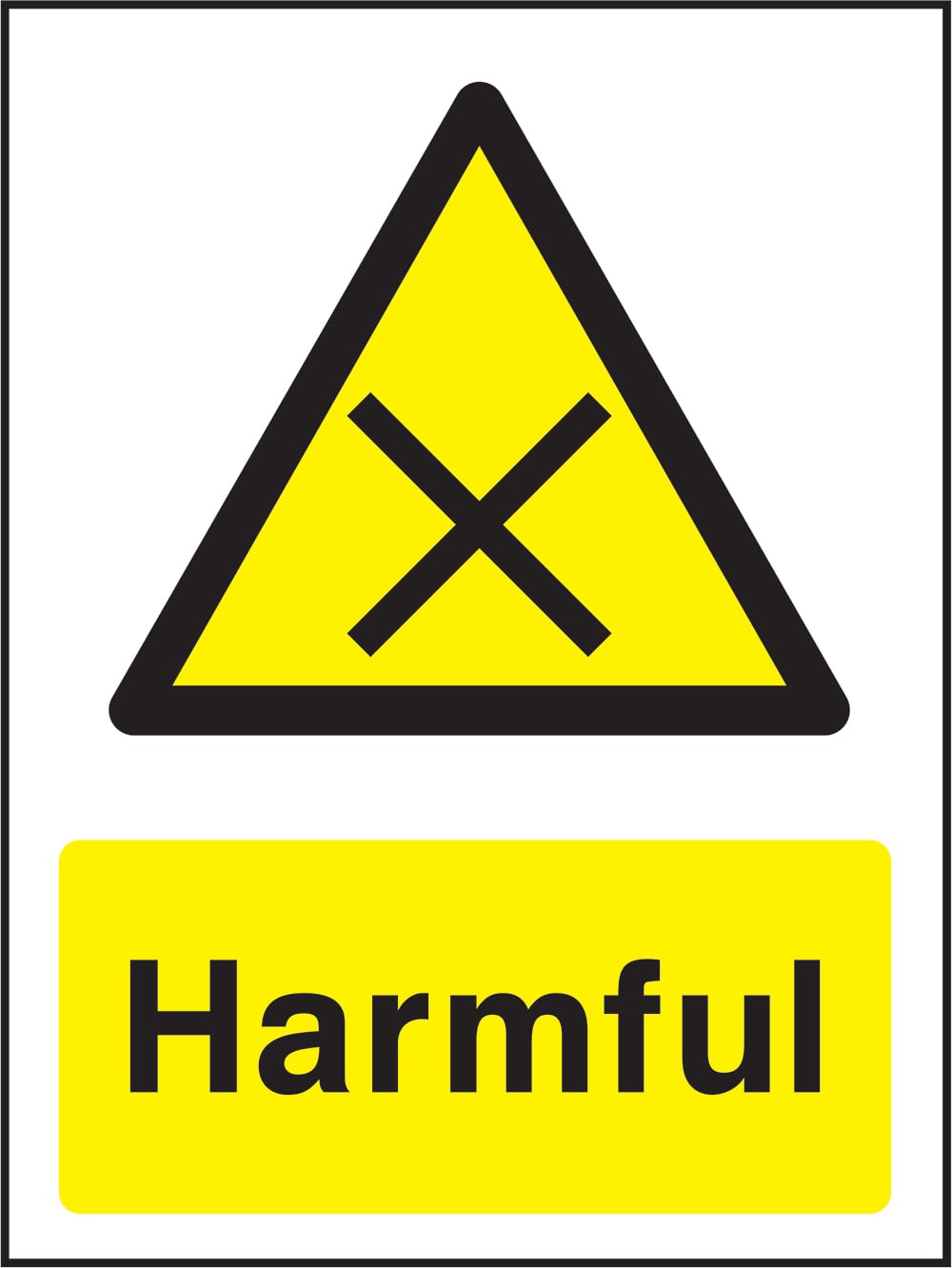 Signage: Harmful (COUN0052)