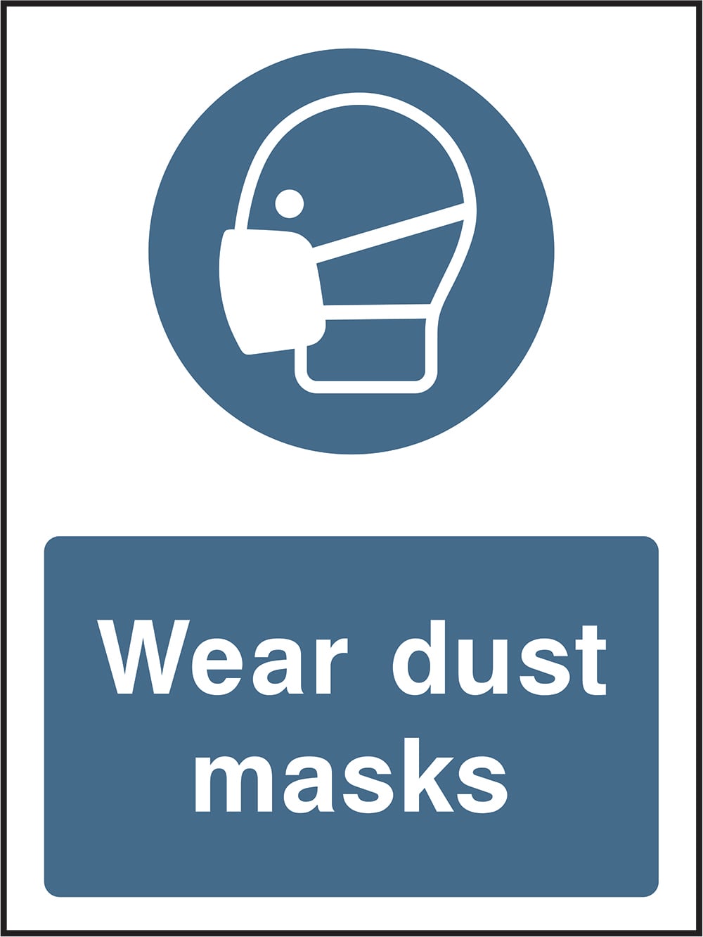 Signage: Wear Dust Masks (COUN0066)