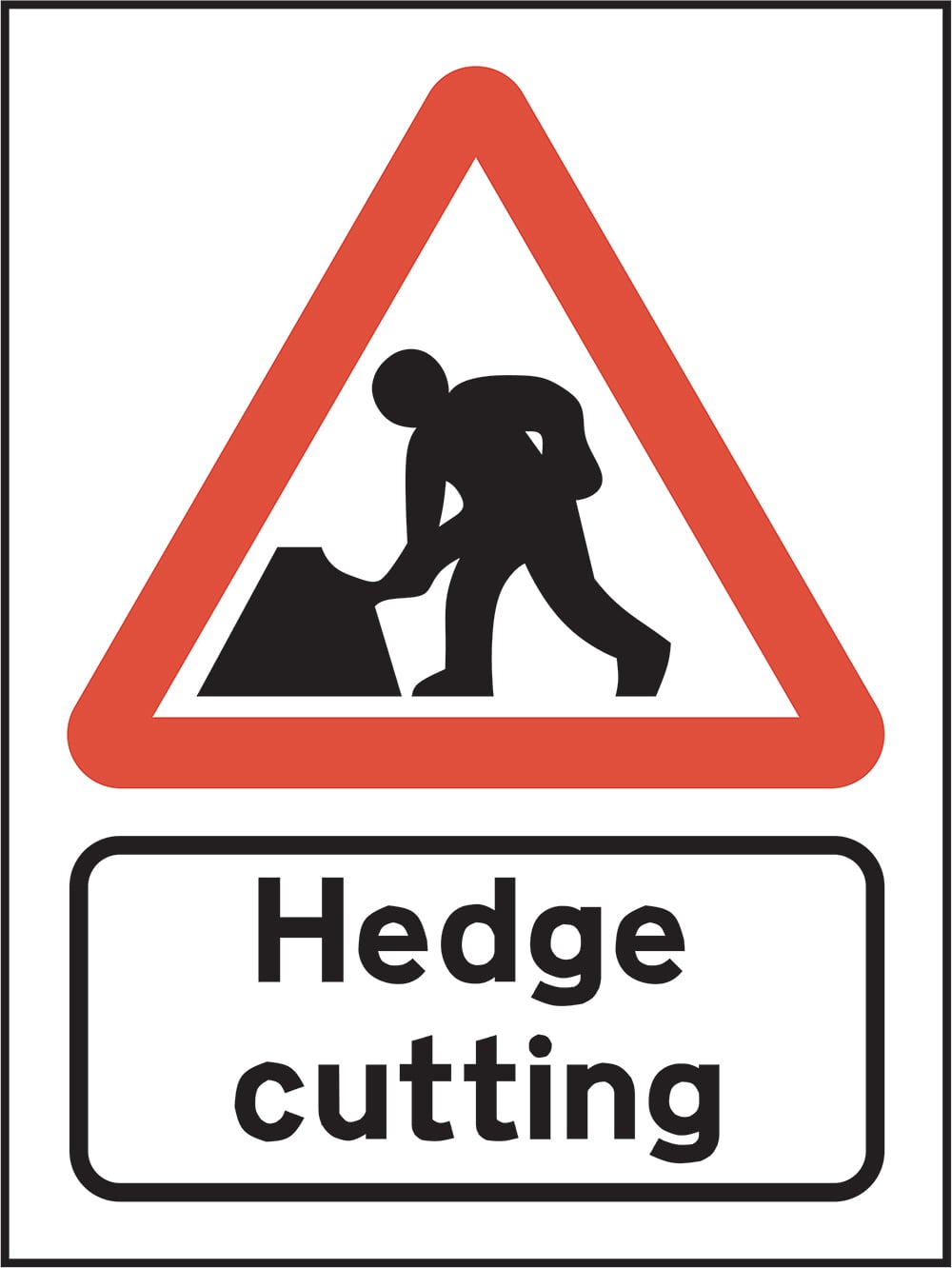 Signage: Hedge Cutting (COUN0068)