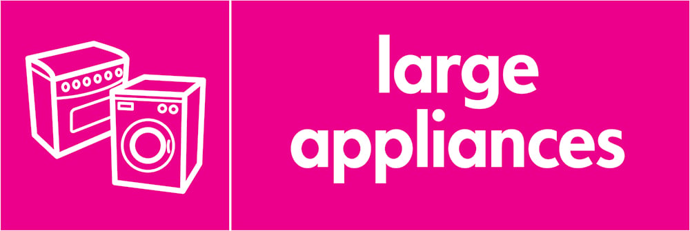 Signage: Large Appliances (ELEC0019)