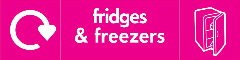 Signage: Fridges & Freezers (ELEC0032)