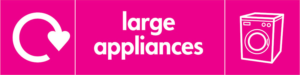 Signage: Large Appliances (ELEC0033)