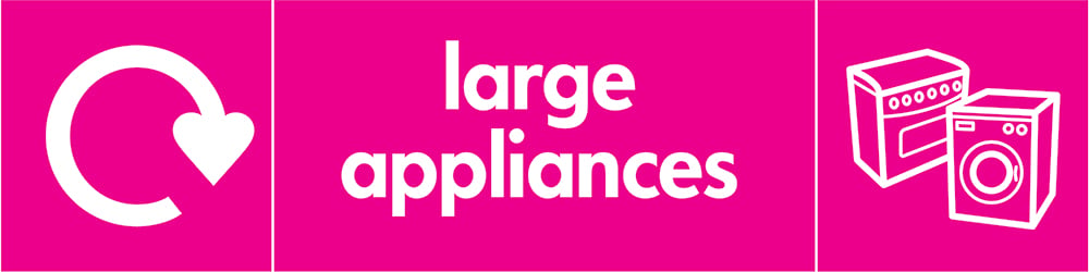 Signage: Large Appliances (ELEC0034)