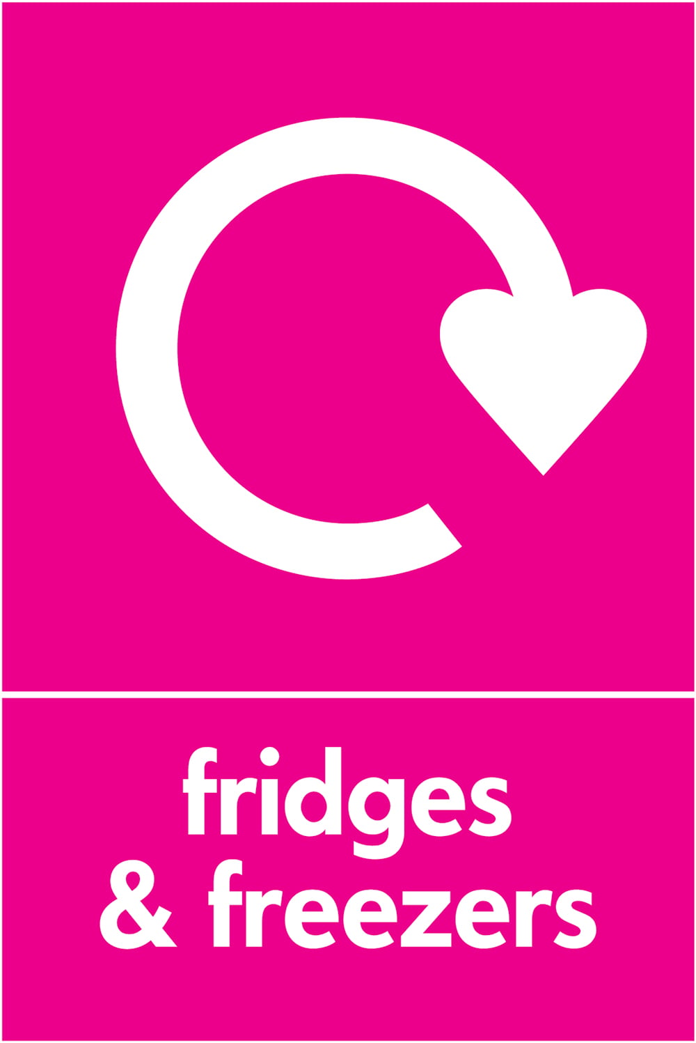 Signage: Fridges & Freezers (ELEC0070)