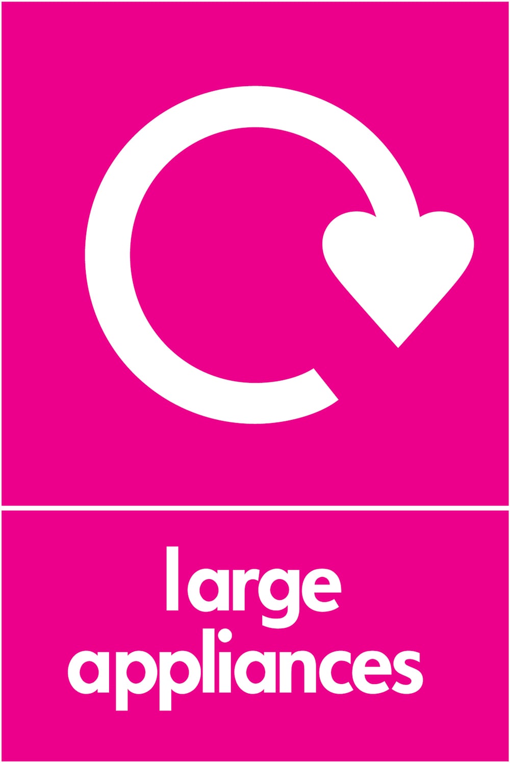 Signage: Large Appliances (ELEC0071)