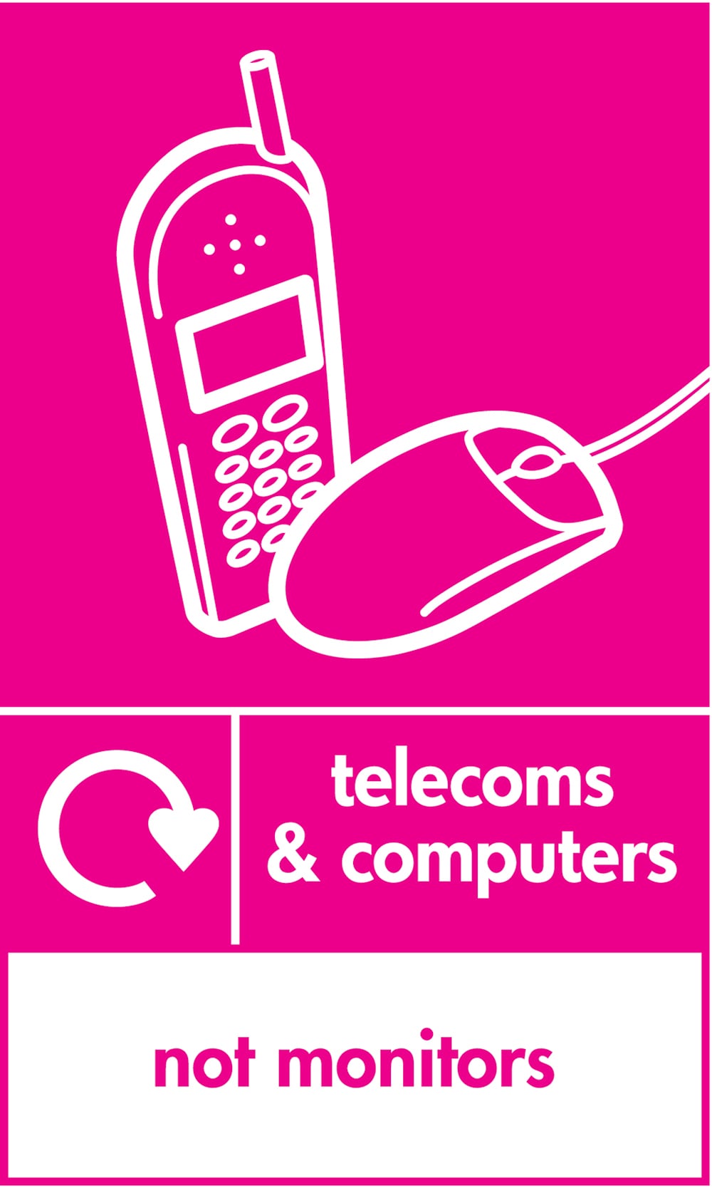 Signage: Telecoms & Computers Not Monitors (ELEC0112)