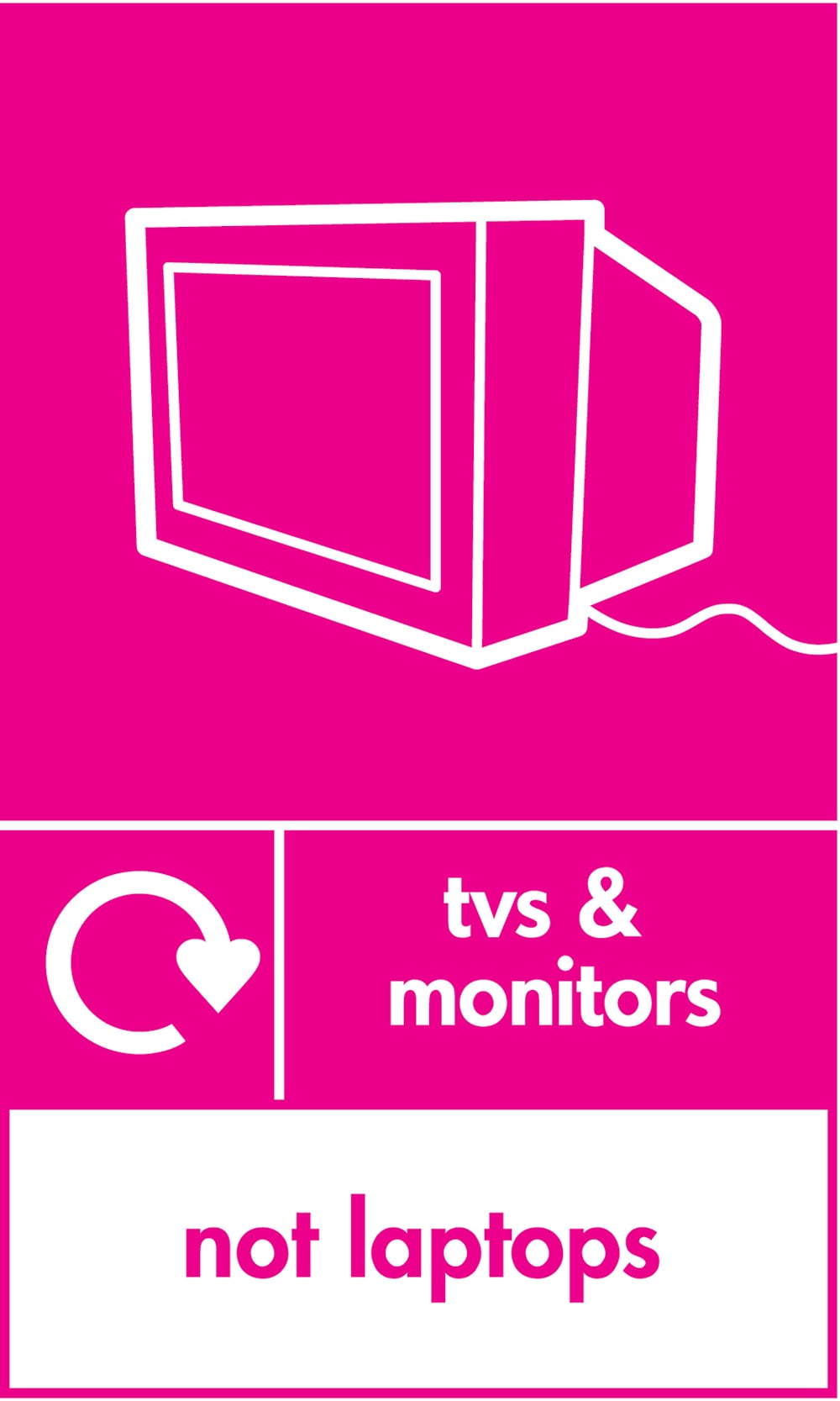 Signage: Tvs & Monitors Only (ELEC0116)