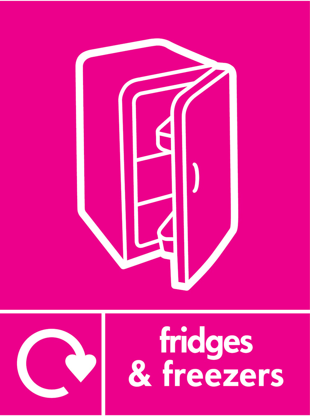 Signage: Fridges & Freezers (ELEC0120)