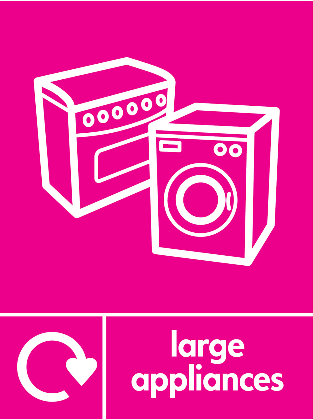 Signage: Large Appliances (ELEC0122)