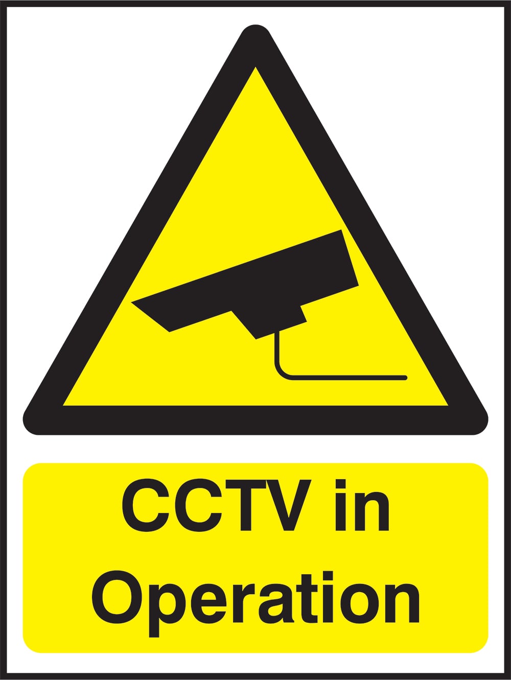 Signage: CCTV in Operation (SECU0033)