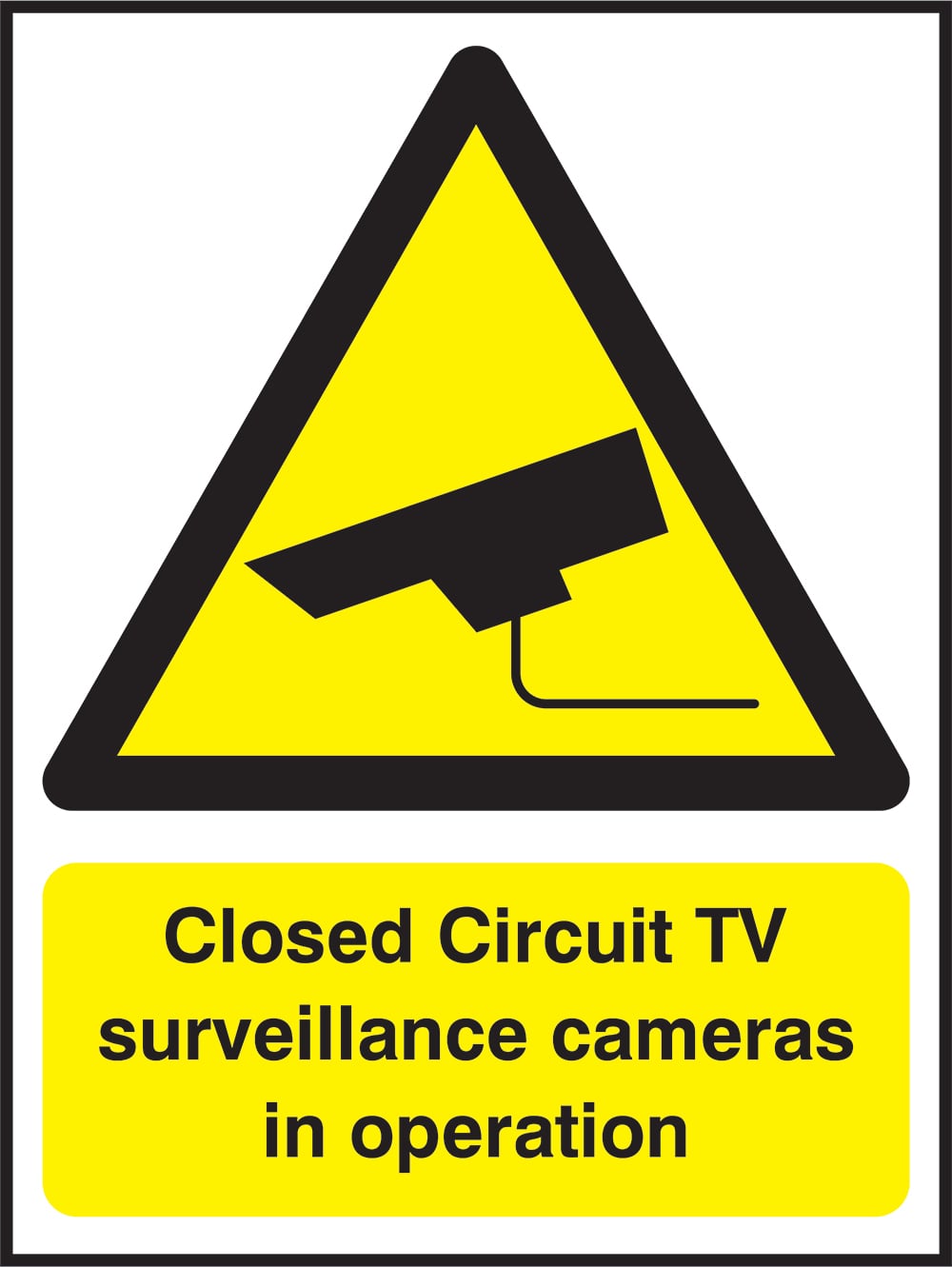 Signage: CCTV in Operation (SECU0035)