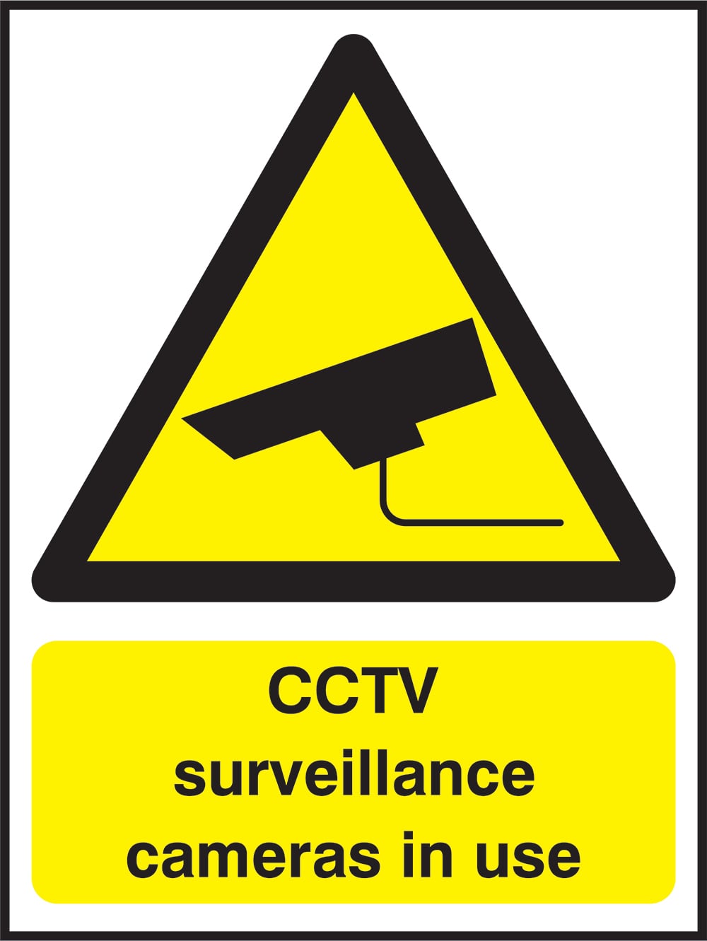 Signage: CCTV Surveillance Cameras in Use (SECU0041)