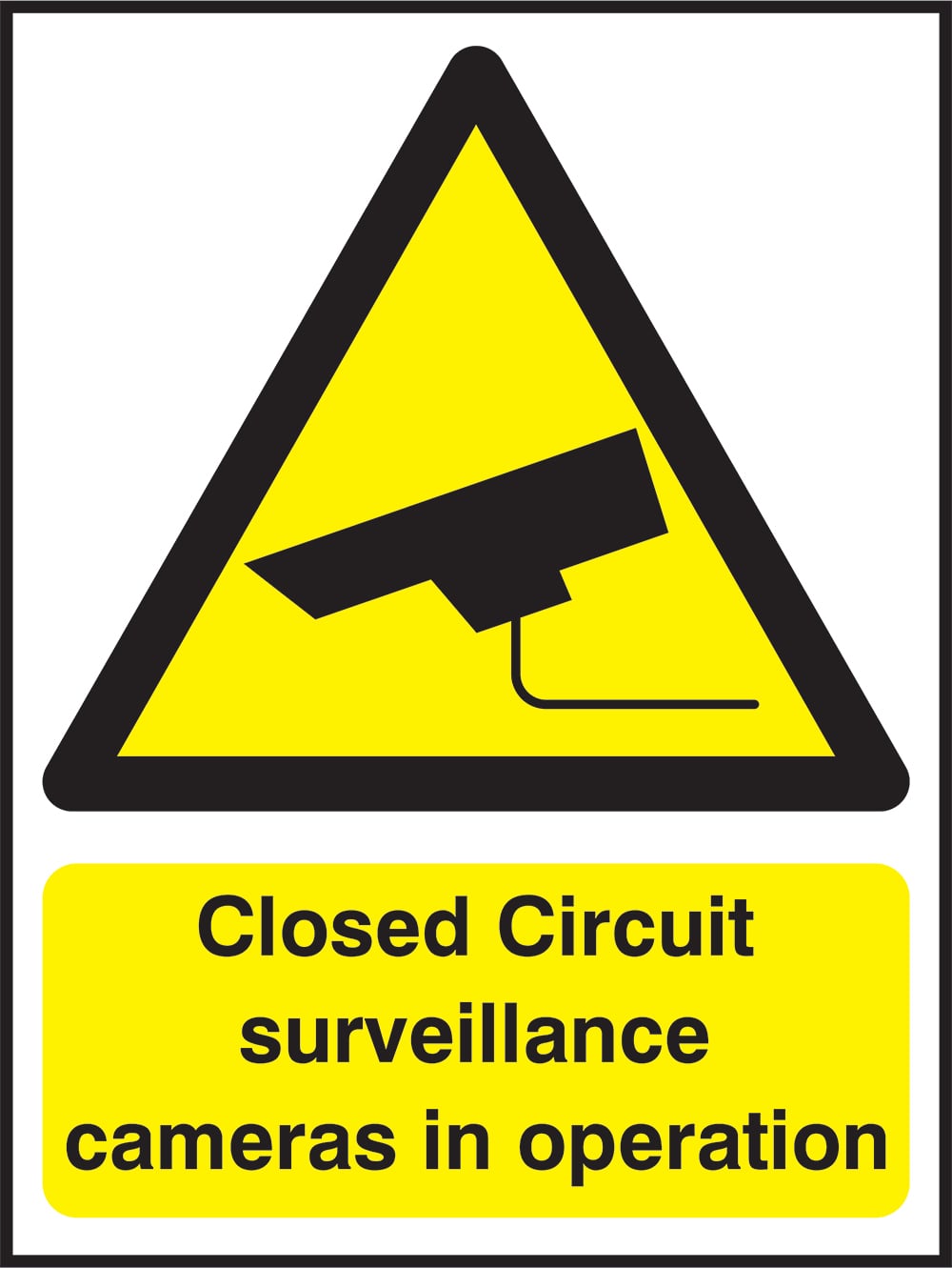 Signage: CCTV in Operation (SECU0042)