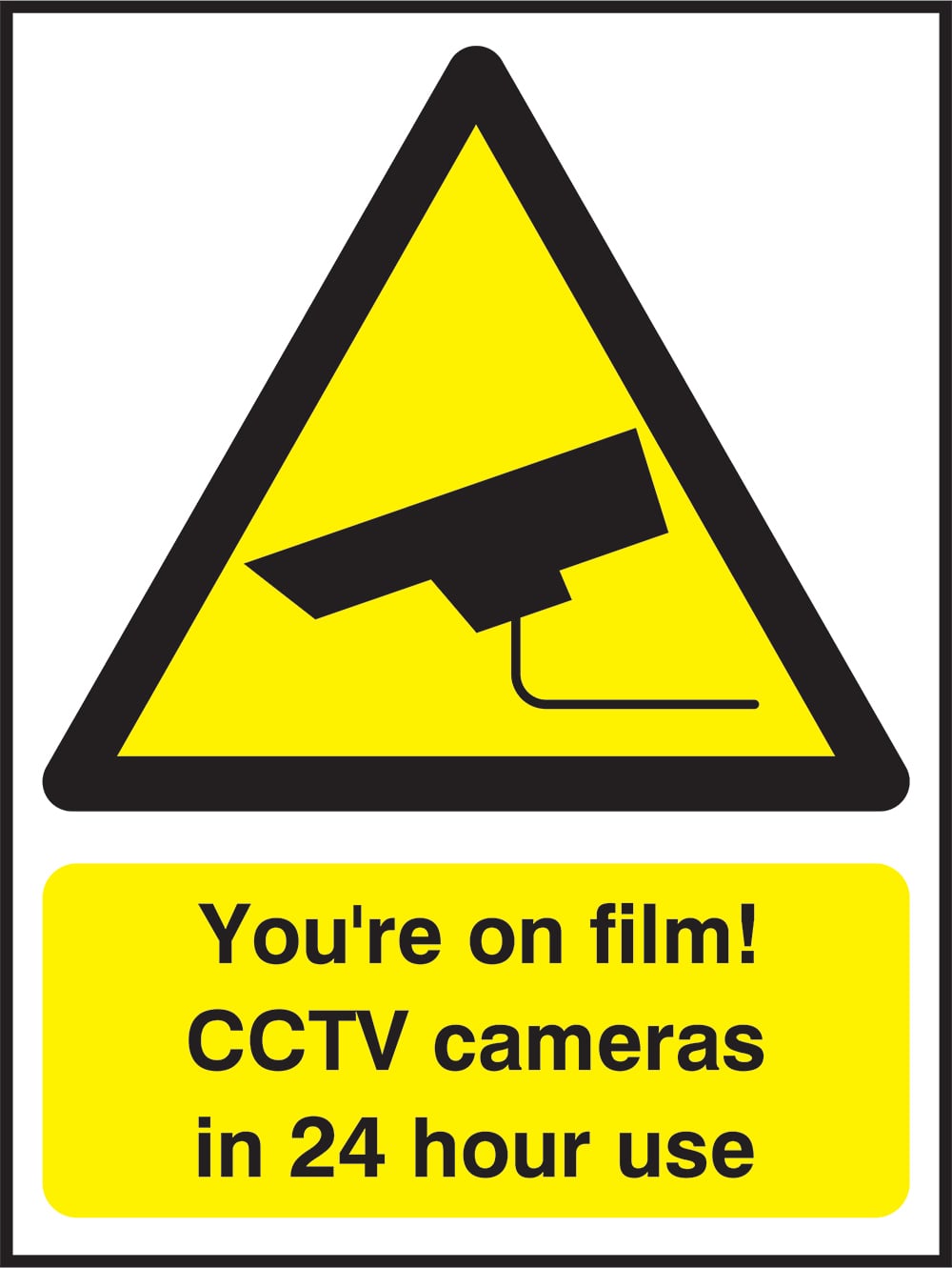 Signage: CCTV Cameras in Use (SECU0043)