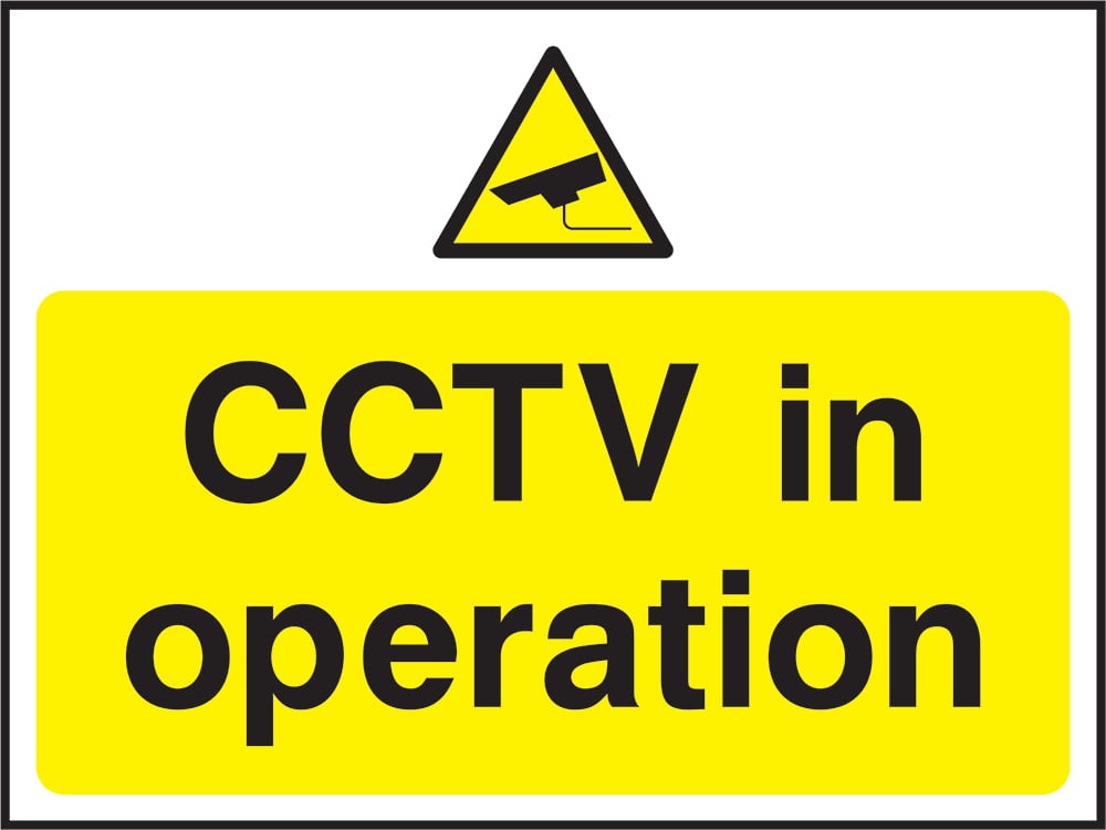 Signage: CCTV in Operation (SECU0049)