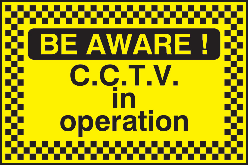 Signage: CCTV in Operation (SECU0091)