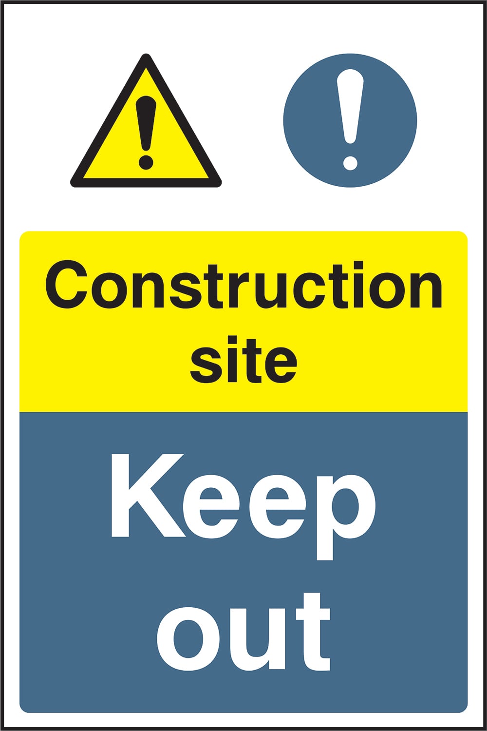 Signage: Construction Site Keep Out (CONS0032)