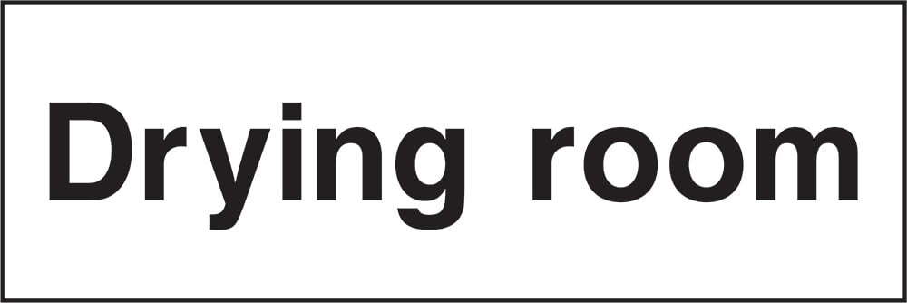 Signage: Drying Room (CONS0065)