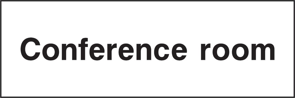 Signage: Conference Room (CONS0066)
