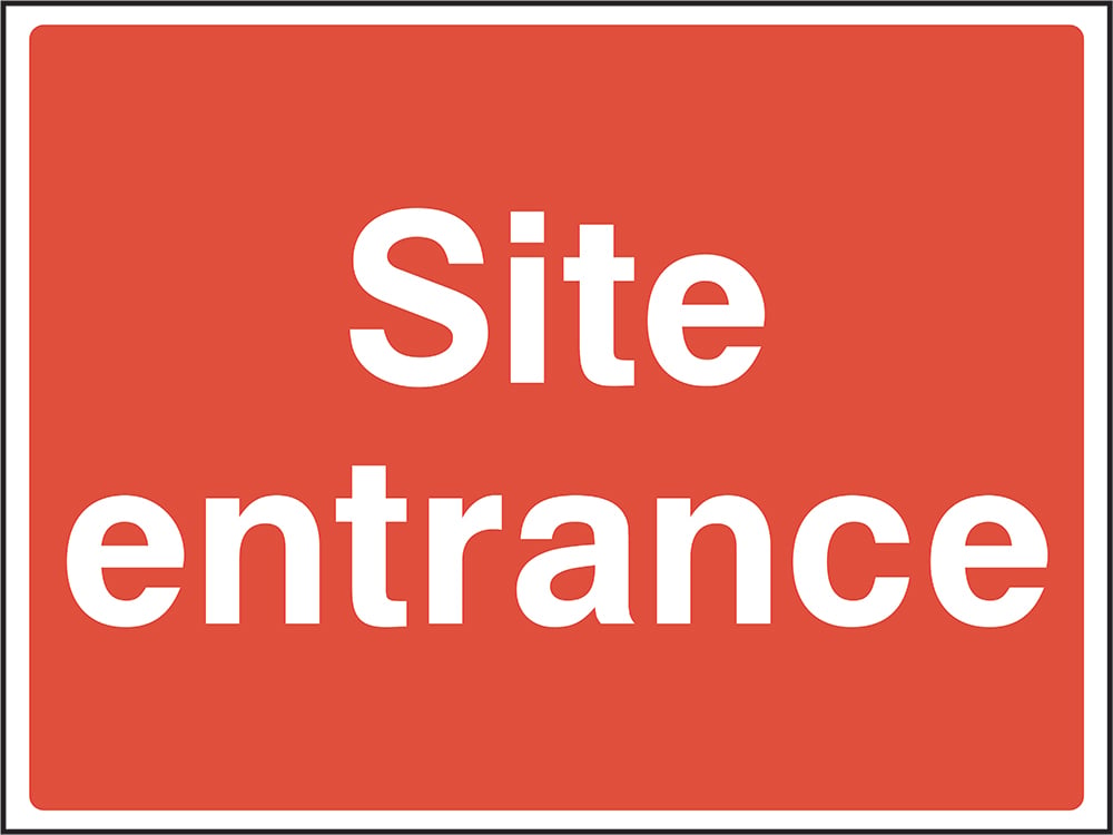 Signage: Site Entrance (CONS0071)