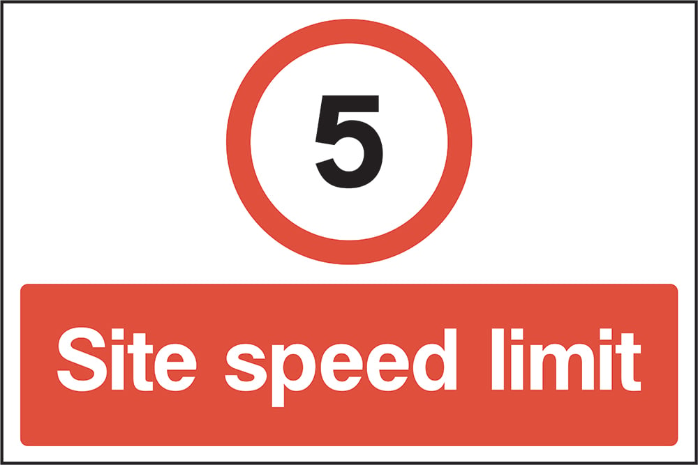 Signage: Site Speed Limit 5 (CONS0088)