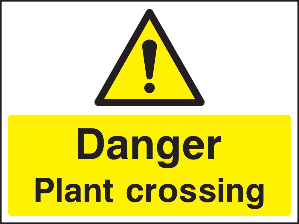 Signage: Danger Plant Crossing (CONS0095)