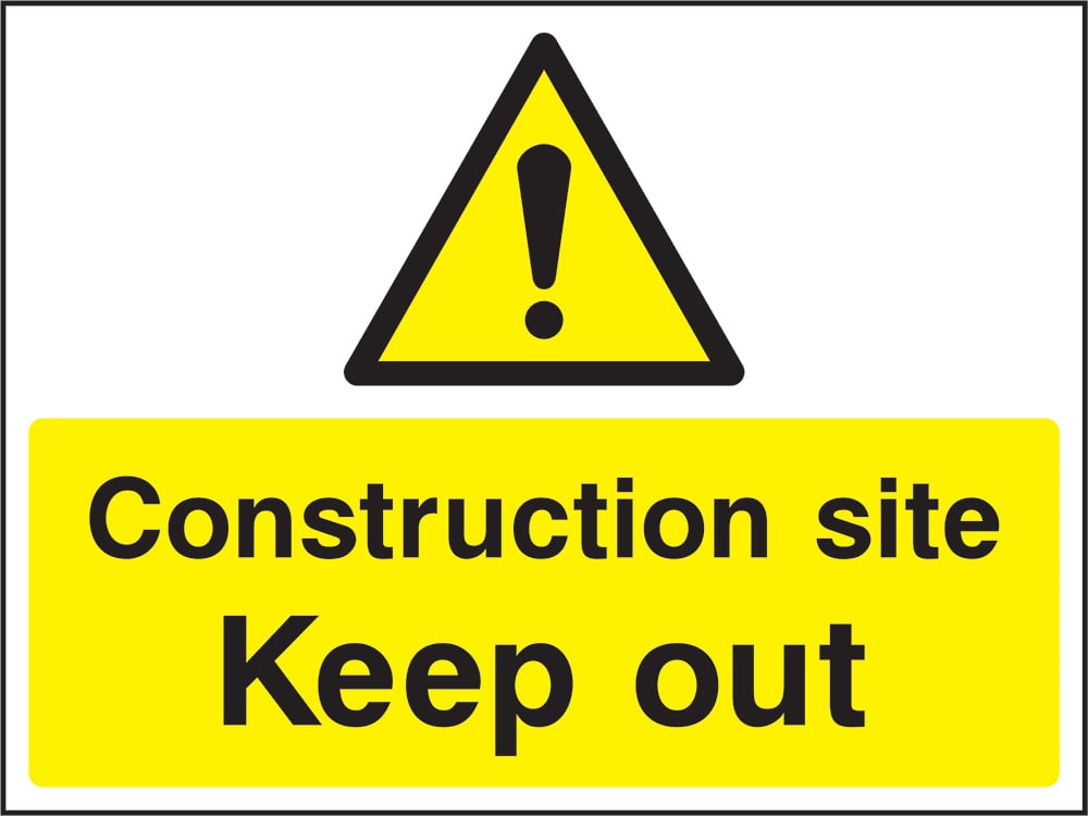 Signage: Construction Site Keep Out (CONS0106)