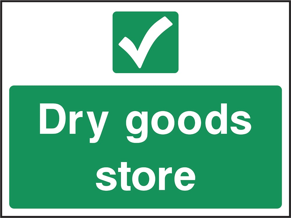 Signage: Dry Goods Store (FOOD0043)