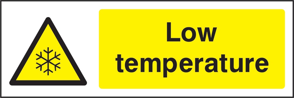 Signage: Low Temperature (FOOD0082)