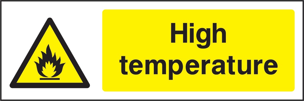 Signage: High Temperature (FOOD0083)