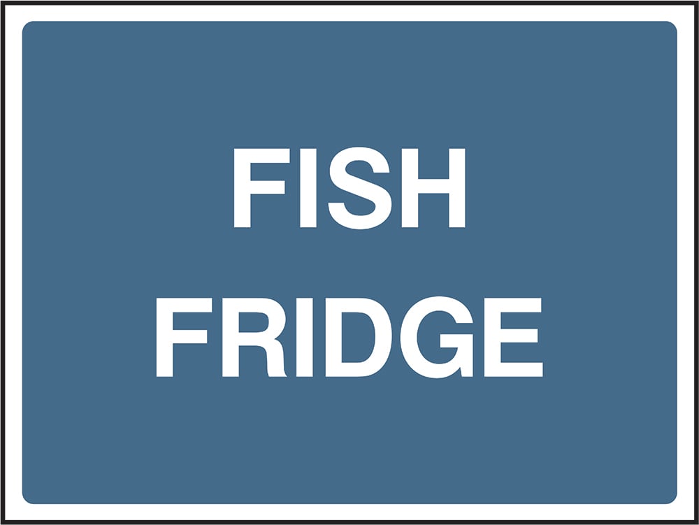 Signage: Fish Fridge (FOOD0092)