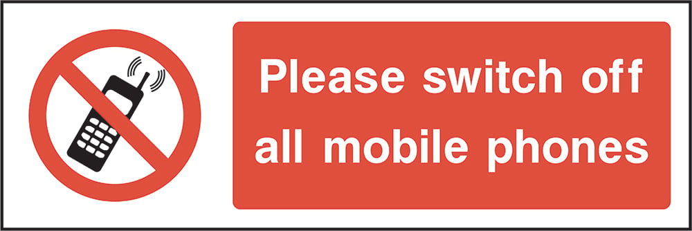 Signage: Switch Off Mobile Phones (GENE0010)