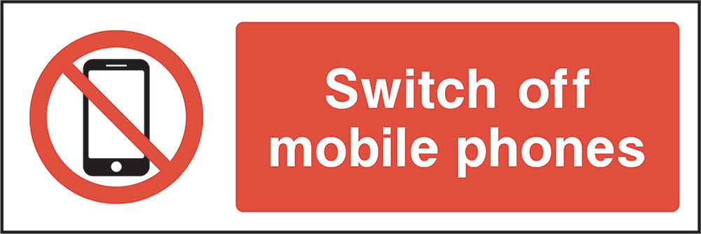 Signage: Switch Off Mobile Phones (GENE0054)