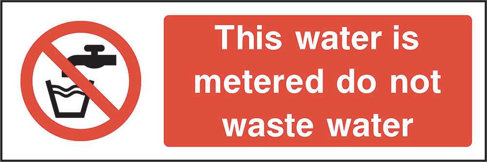 Signage: Do Not Waste Water (GENE0002)